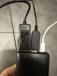 Кабель живлення USB - DC 5.5 x 2.1 мм c перетворювачем 5v - 12v для роутерів (1 м) фото від покупців 3