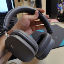 Навушники стерео Baseus Bowie H1 Noise-Cancellation Wireless Headphones Grey (NGTW230213) фото від покупців 11