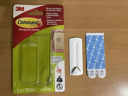 Гачок для рамок з твердими петлями 3M Command 2 кг 1 гачок 2 смужки Білий (17040)