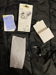 Кабель швидкого заряджання USB-Lightning+Type-C+MicroUSB Baseus Tungsten Gold 3-in-1 3.5А 1.5m, чорний