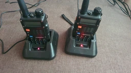 Рація тридіапазонна Baofeng UV-5R MK3X, 5 Ватт, з посиленим акумулятором 2100 mah, гарнітурою та Шнурком на шию Mirkit у комплекті
