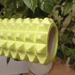 Масажний ролик EasyFit Grid Roller 33 см v.1.2 Чорний фото від покупців 4
