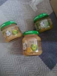 Дитяче пюре Gerber Яблуко з 6 місяців 80 г (7613033514036) фото від покупців 11