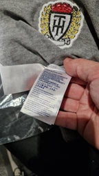 Футболка хлопковая длинная мужская Tommy Hilfiger 10576.3 S Темно-синяя фото от покупателей 1