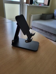 Підставка для телефону, смартфона, планшета Folding desktop phone stand Чорна фото від покупців 3