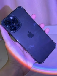 TPU чохол GETMAN Ease logo посилені куті для Apple iPhone 14 Pro Max (6.7") Безбарвний (прозорий) фото від покупців 2