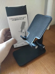 Підставка для телефону, смартфона, планшета Folding desktop phone stand Чорна