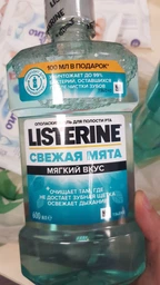 Ополаскиватель для ротовой полости Listerine Cool Mint Свежая мята 600 мл (3574661287539/3574661566597) фото от покупателей 3