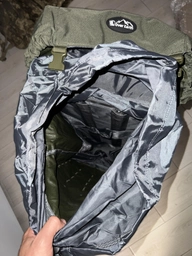Тактичний каркасний похідний рюкзак Over Earth модель 625 80 літрів кайот фото від покупців 17