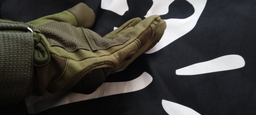 Тактичні рукавички Combat Touch Touchscreen військові Хакі M фото від покупців 17