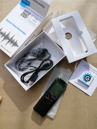 Диктофон цифровой с большим экраном Savetek GS-T60, память 8 Гб, стерео, аккумуляторный (100064) фото от покупателей 1
