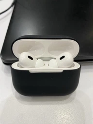 Наушники беспроводные с активным шумоподавлением Air Pro 2nd gen беспроводные Bluetooth наушники с магнитным зарядным кейсом MagSafe беспроводной зарядкой мгновенное подключение White Kayfovo AE2GN
