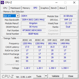 Оперативная память Kingston Fury DDR4-3600 32768MB PC4-28800 (Kit of 2x16384) Renegade Black (KF436C16RB1K2/32) фото от покупателей 7
