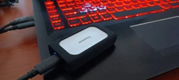 Зовнішній накопичувач SSD, 4Tb, Kingston XS2000, Grey, USB 3.2, 2000 / 2000 MB/s, до комплекту входить гумовий чохол та кабель USB-C (SXS2000/4000G) фото от покупателей 5