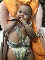 Упаковка фруктового пюре Gerber Яблуко та груша з 6 місяців 130 г х 6 шт (7613287166920) фото від покупців 9
