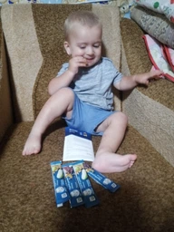 Упаковка фруктово-злаковых батончиков Gerber с виноградом и яблоком для детей с 12 месяцев 25 г х 20 шт (8445290575982) фото от покупателей 11