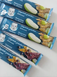 Упаковка фруктово-злаковых батончиков Gerber с черникой и черной смородиной для детей с 12 месяцев 25 г х 20 шт (8445290576002) фото от покупателей 12