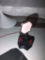 Микрофон Promate Streamer LED, USB Maroon (streamer.maroon)