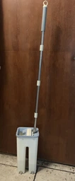 Набір для прибирання Scratch Cleaning Mop: швабра + відро з віджимом, мікрофібра, складна ручка, 2 насадки