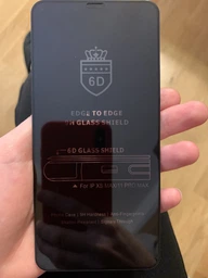 Захисне скло 10D для iPhone X/Xs/11 Pro на весь экран фото від покупців 12