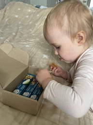 Упаковка фруктово-злаковых батончиков Gerber с черникой и черной смородиной для детей с 12 месяцев 25 г х 20 шт (8445290576002) фото от покупателей 5