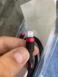 Кабель Baseus Cafule Cable Lightning – USB 1.0 м 2 A Red/Black (CALKLF-B19) фото от покупателей 10