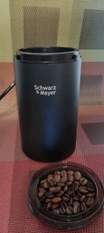 Кофемолка электрическая мощная кофемолка с лезвиями Schwarz and Mayer электрический измельчитель кофе, для Перца, для Специй фото от покупателей 2