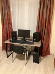 Компьютерный стол Ferrum-decor Дейв 75x140x70 черный ДСП Дуб Сан-Марино 16мм фото от покупателей 13