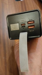Повербанк з ліхтарем HOCO LED Powermaster J86 40000mAh |2USB/Type-C, PD/QC, 5A/22.5W| Чорний