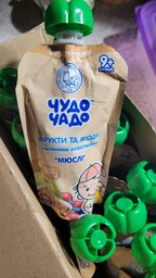 Упаковка мюслів Чудо-Чадо Фрукти-ягоди без цукру з 9 місяців 90 г x 16 шт. (4820016254305) фото від покупців 6