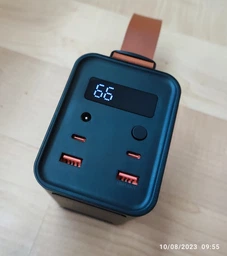 Батарея універсальна Atria 60000mAh, 100W, PD2.0, QC (WPD-101) фото від покупців 3