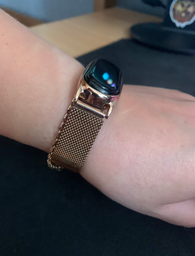 Mеталлический ремешок Миланская Петля Milano Jobs Xiaomi Mi Band 6/5/4/3 золото (mrk3064) фото от покупателей 12