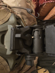 Кріплення на шолом для ПНБ приладу нічного бачення NVG Mount Nylon Black