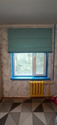 Римська штора мотузковий карниз класик блекаут-перфект графітовий 130х170 см фото від покупців 12