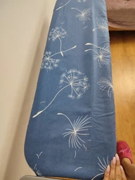 Чехол для гладильной доски с поролоном Auchan, сменный, 110х30/114х34 см, синий