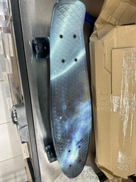 Подростковый пенниборд с ярким принтом и подсветкой всех колес "Galaxy" фото от покупателей 1