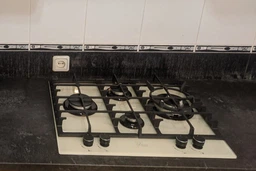 Варочная поверхность газовая Luxor RG 650 Rustik Champagne BK + круглая подставка WOK в подарок бежевый, шампань, слоновая кость