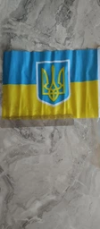 Автомобильный флаг Украины с держателем без герба 45х30 см, Автофлаг с креплением на флагштоке на стекло машины аксессуар для автомобиля комплект 2 шт Kayfovo K45-30 фото от покупателей 4