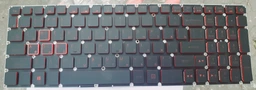 Клавиатура для ноутбука Acer Nitro 5 AN515-51 с подсветкой (Light), Black, RU