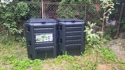Компостер PROSPERPLAST 800L чорний 2-сегменти 1350 x 719 x 826mm (PIKSM800C-S411)