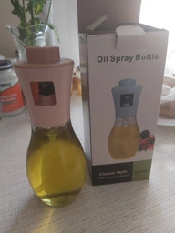 Стеклянная емкость для масла или уксуса с распылителем OLens Cooking Spray бутылка дозатор кухонный диспенсер 200мл фото от покупателей 1