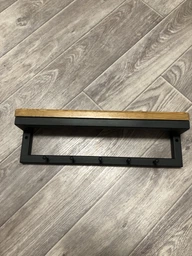Вішалка настінна для одягу 40x8x12 см Чорний Дуб CR.MW-2.1 фото від покупців 2