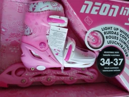 Роликові ковзани Neon Inline Skates Рожеві 34-37 (NT08P4)