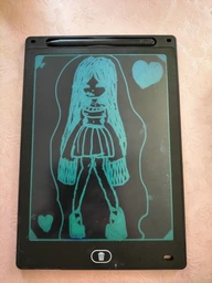 Детский графический LCD планшет доска для рисования и записей 10" + стилус розовый (50300102233) фото от покупателей 6