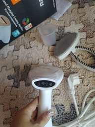 Отпариватель вертикальный парогенератор RАF 1600W ручной паровой утюг для глажки одежды, ART R 12B5 White фото от покупателей 3