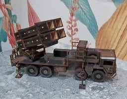 Дерев'яний 3D конструктор ЗРК Patriot, PuzzleOK, 25220
