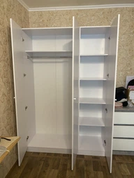 Шафа розпашна для одягу Doros Промо 135х48х204 см Білий (DRS-011204) фото від покупців 1