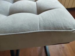 Табурет Лофт otto UNI м’який 35х35х53см сірий мікровелюр loft фото від покупців 7