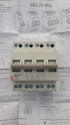 Переключатель I-0-II ETI SSQ440 4P 40А 2421445 трехпозиционный перекидной автомат для ввода резервного питания фото от покупателей 2