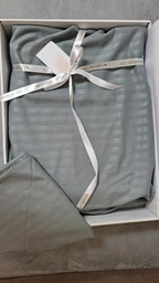 Комплект постельного белья MirSon Полуторный 143x210 см №14-4102 Glacier Gray Однотонный Mikrosatin (2200007230259) фото от покупателей 13